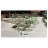 JARS, LIDS, BOTTLES