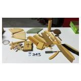 BAKELITE COMBS, BRUSHES, OTHER