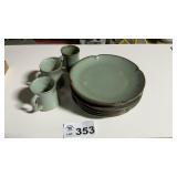 FRANKOMA POTTERY PCS. Chip on cup handle