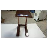 C-SHAPED END TABLE, 11 x 16, 19 INCHES TALL