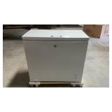 CHEST FREEZER, 20 x 38, 34 TALL, G.E.,