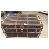 FLAT TOP STEAMER TRUNK, 22 x 38, 25 TALL