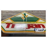 DOUBLE SIDED TROJAN FIBERBOARD CORN SIGNS