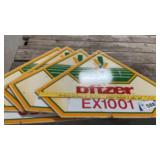 PZIZER DOUBLE SIDED FIBERBOARD SIGNS