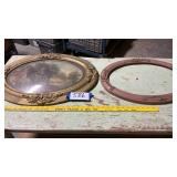 OVAL PICTURE AND FRAME