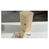 WOODEN PEG ROTATING DISPLAY STAND