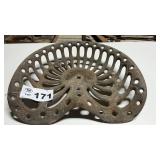 CAST IRON TRACTOR SEAT