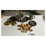 BISQUIT HOLDER, TEAPOT, PLATES, NESTING SET, LIDS