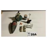 WALL POCKET, HATPIN CUSHION, TOOTHPICK HOLDER,