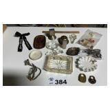 PADLOCKS, DICE, RIBBON, BELL,MISC