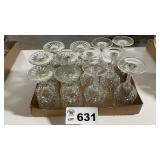 ASSORTED GLASS STEMWARE
