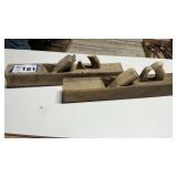 2 WOOD PLANES, 22 INCHES LONG