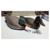 PLASTIC AND WOOD DUCK DECOYS