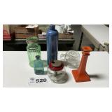 CANDLE HOLDER, JARS, MIXER JAR