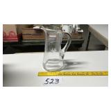 GLASS PITCHER