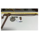 SCALE BEAM, HEAVY LEAD WEIGHT