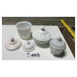 MILK GLASS ITEMS