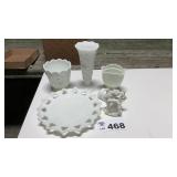 MILK GLASS ITEMS