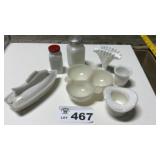 MILK GLASS ITEMS