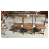 FOLDING WOODEN CHAIRS