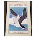 Ikki Matsumoto signed Sanibel Island poster:
