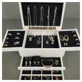 Gp silver-tone fashion jewelry: necklaces, rings,
