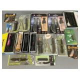 Gp knife sets, flash lights, etc.