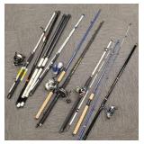 Gp heavy duty spinning rods & reels: crappie poles
