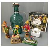 Group: German smoker figures, vintage "Destination