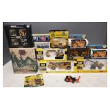 Gp mini toy tractors, excavating equipment,