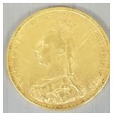 1892 Victoria British gold coin: 8.0g