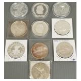10 U.S. .999 silver 1 oz medallions