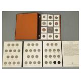 3 albums w/ Asst U.S., etc coins