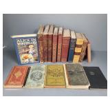 Gp antique/ vintage books incl H.G. Wells,