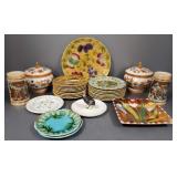 Gp pottery incl Majolica, Mottahedeh, Italy,