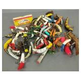 Lg collection vintage, etc Lazy Ike, etc lures