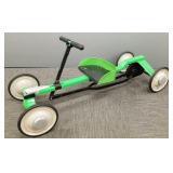 Vintage steel Irish mail car toy w/ head light