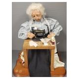 Debbie McIntyre artisan doll 16"H 13"W
