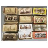 Lg collection stereoview cards incl Minn.,