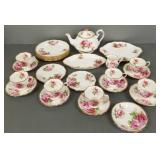 Set Royal Albert "American Beauty" bone china