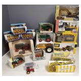 Gp Asst die cast tractors, etc- 12 pcs