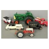 6 Franklin Mint, etc die cast cars & tractors-