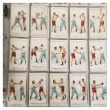 Album Asst cigarette trade cards: mostly repros-