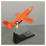 Danbury Mint X1 airplane model w/ Chuck Yeager