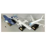 3 Danbury Mint airplane models: Spirit of