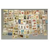Lg Gp vintage cigarette cards: various subjects