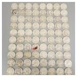 80 (2 rolls) U.S. Washington silver quarters