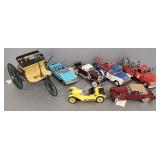 6 Franklin Min, etc die cast cars (some as seen-