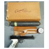 Crossman model 22 BB pistol w/ box, tank,