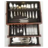 152 pcs sterling silver flatware: Reed & Barton